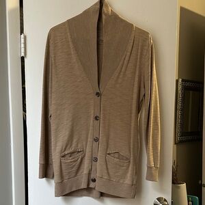 J. Crew Rumpled Terry Oversized Cardigan, size large